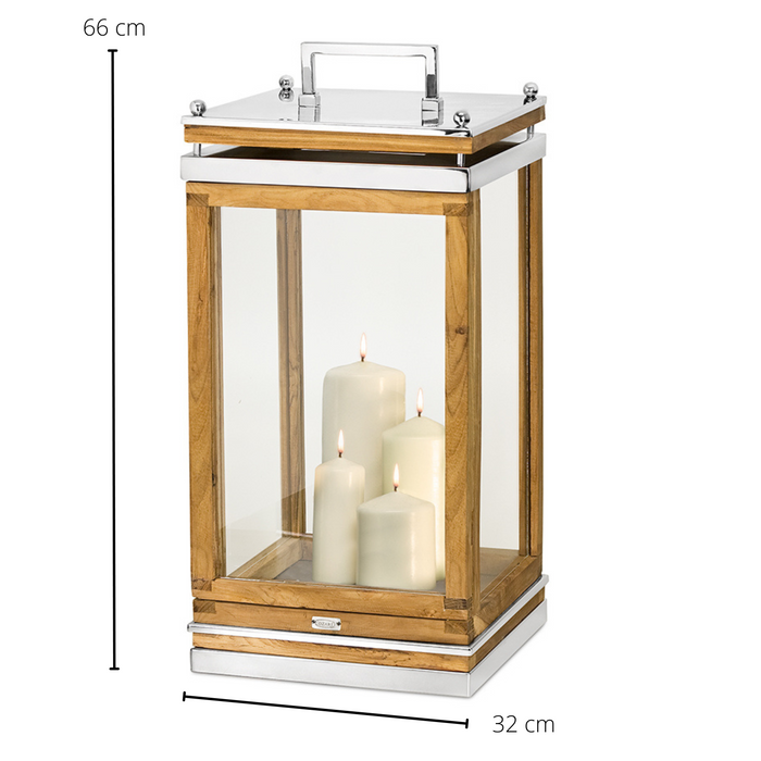 EDZARD Laterne Huntsville H 66 cm