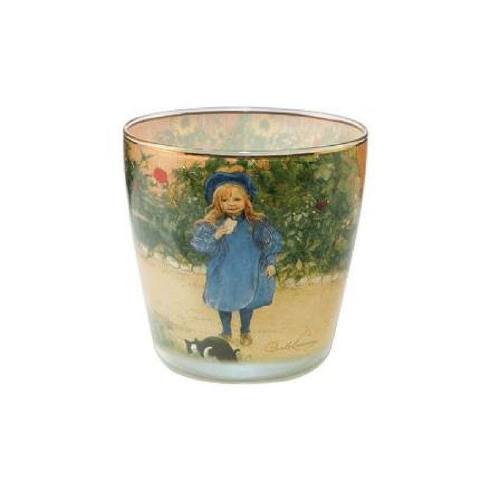 Goebel Carl Larsson  - Britta mit Katze - Windlicht