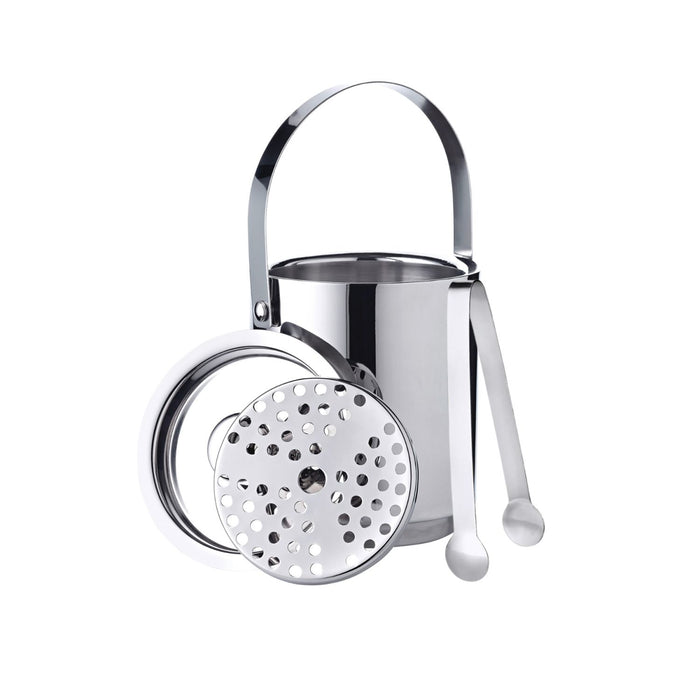 EDZARD Eiseimer mit Zange Seattle H 16 cm