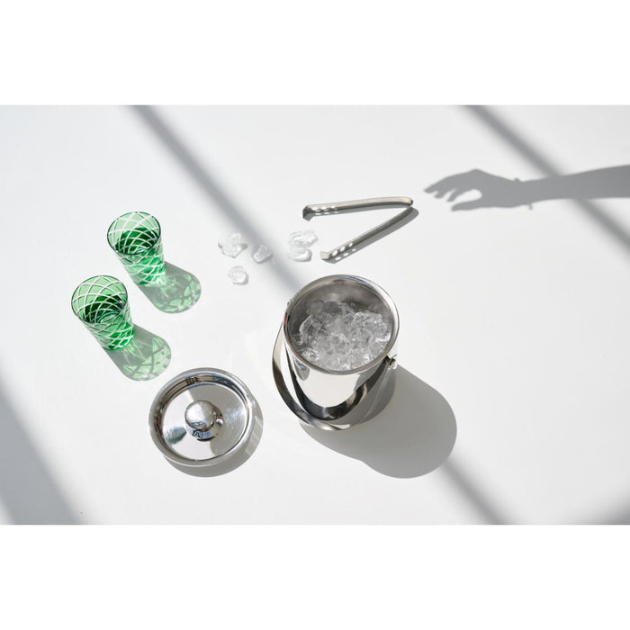 EDZARD Eiseimer mit Zange Seattle H 16 cm