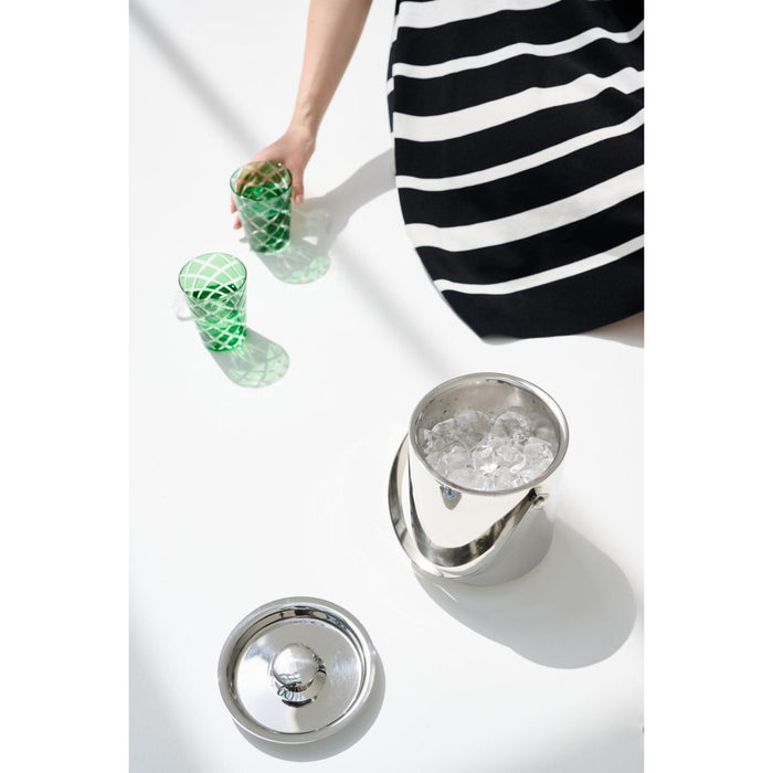 EDZARD Eiseimer mit Zange Seattle H 16 cm