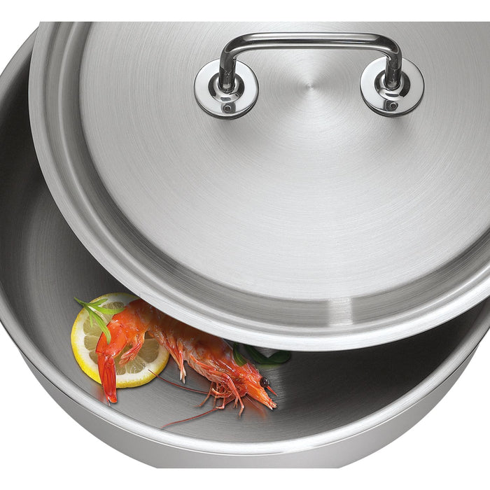 SPRING Stielkasserolle hoch Deckel BRIGADE PREMIUM 18cm
