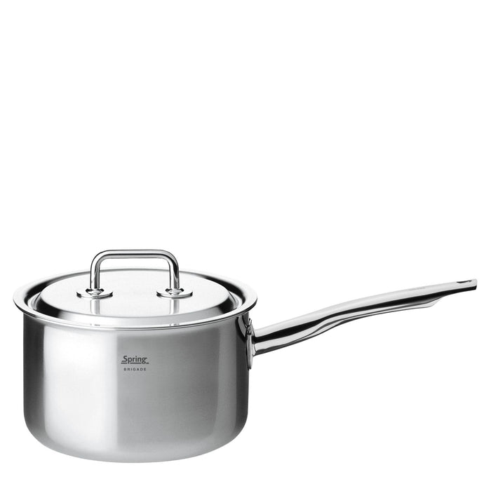 SPRING Stielkasserolle hoch Deckel BRIGADE PREMIUM 18cm