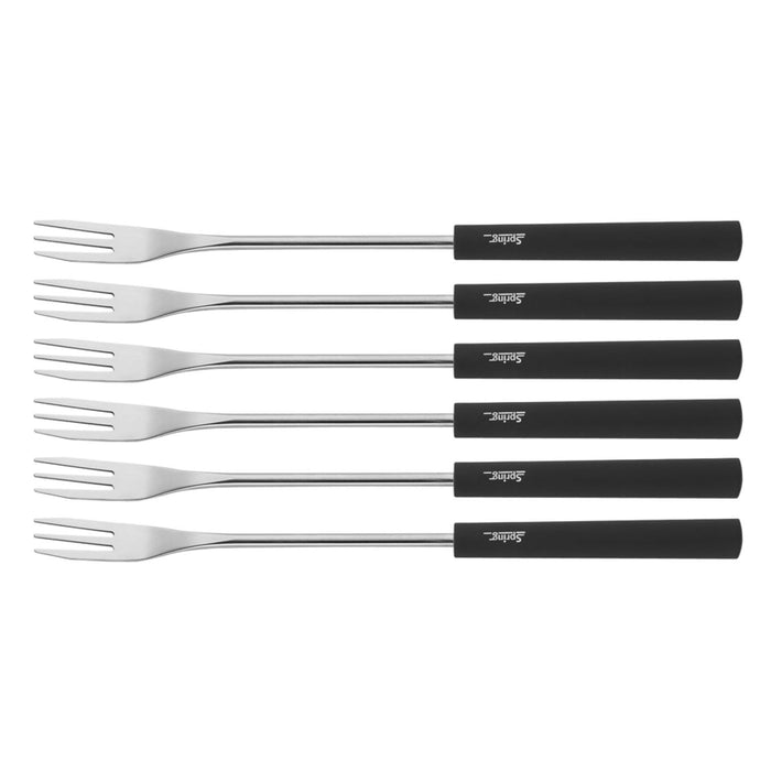 SPRING Käsefondue-Gabeln BASIC schwarz 6 Stk.