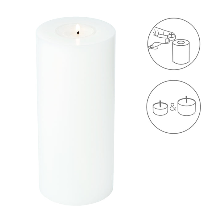 EDZARD Teelichthalter Cornelius Ø 8 cm / H 18 cm