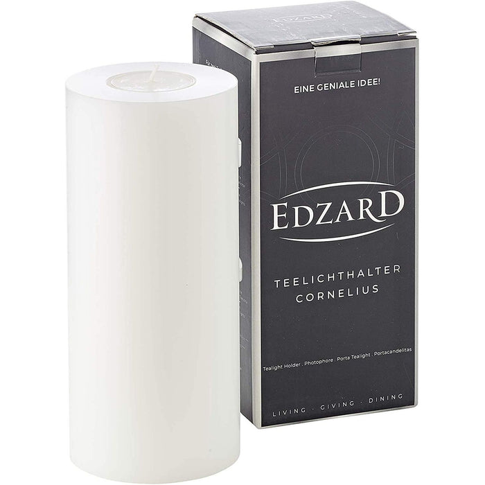 EDZARD Teelichthalter Cornelius Ø 8 cm / H 18 cm