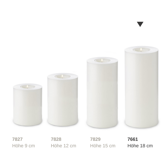 EDZARD Teelichthalter Cornelius Ø 8 cm / H 18 cm