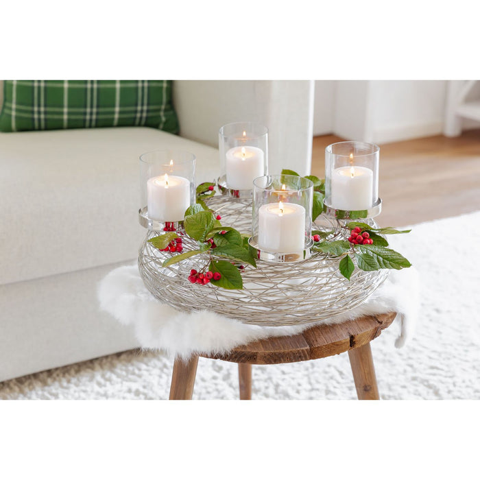 EDZARD Teelichthalter Cornelius Ø 6 cm H 6 cm 4er Set