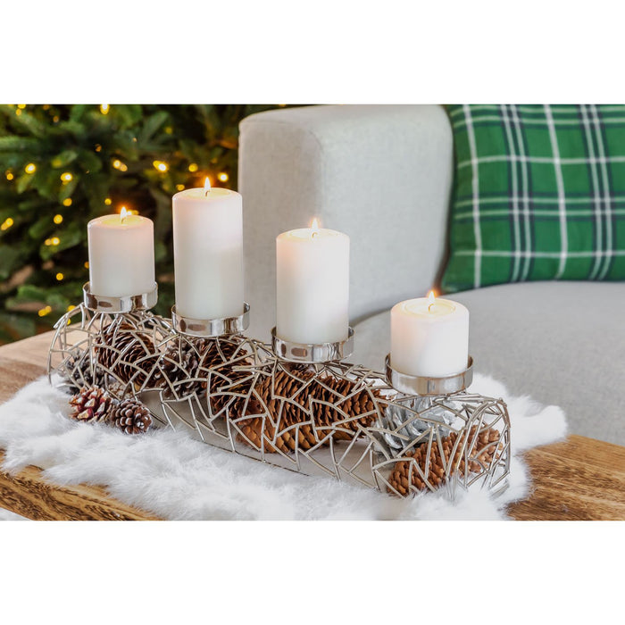 EDZARD Teelichthalter Cornelius Ø 6 cm 4er 6/8/10/12Pine