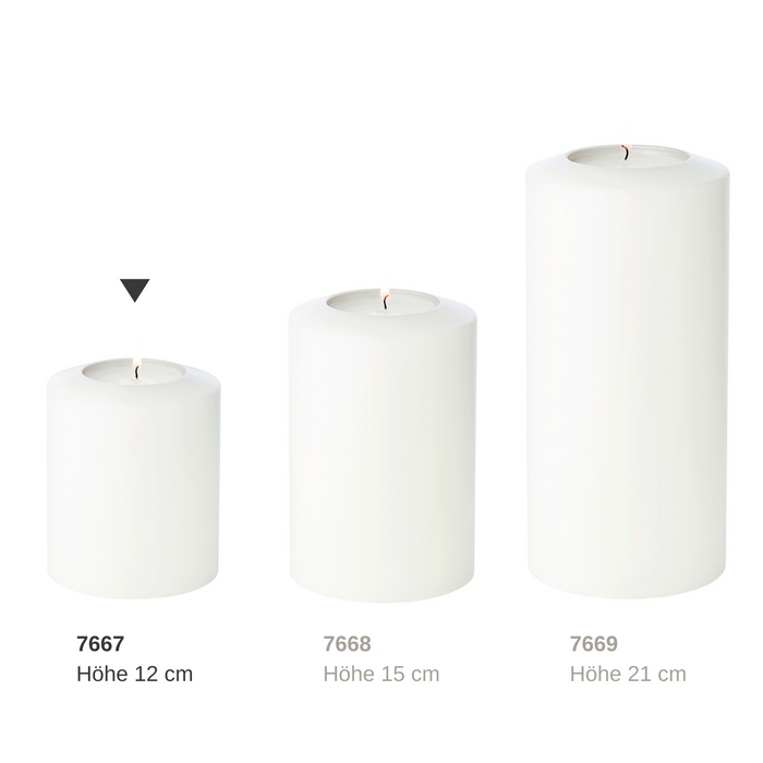 EDZARD Teelichthalter Cornelius Ø 10 cm H 12 cm Pine