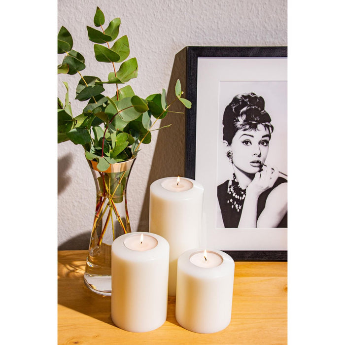 EDZARD Teelichthalter Cornelius Ø 10 cm H 12 cm Pine