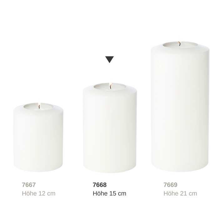 EDZARD Teelichthalter Cornelius Ø 10 cm H 15 cm Pine