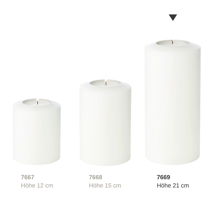 EDZARD Teelichthalter Cornelius Ø 10 cm / H 21 cm Pine