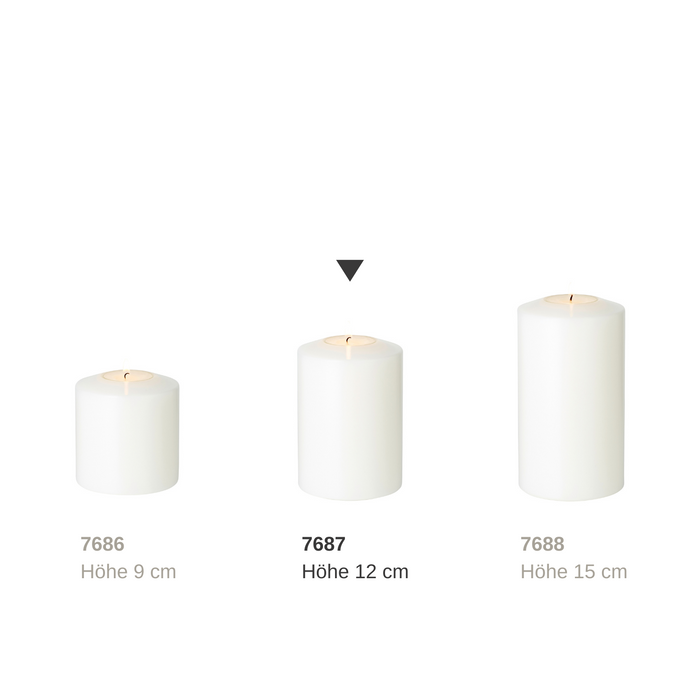 EDZARD Teelichthalter Cornelius Ø 8 cm/ H12cm doppel Pine