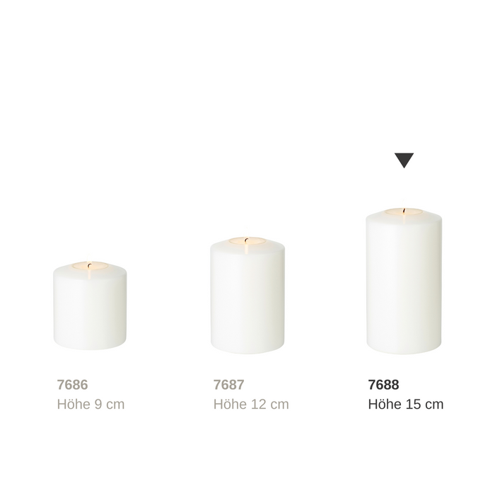 EDZARD Teelichthalter Cornelius Ø 8 cm/ H15cm doppel Pine