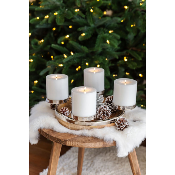 EDZARD Teelichthalter Cornelius Ø 6 cm H 8 cm 4er Set