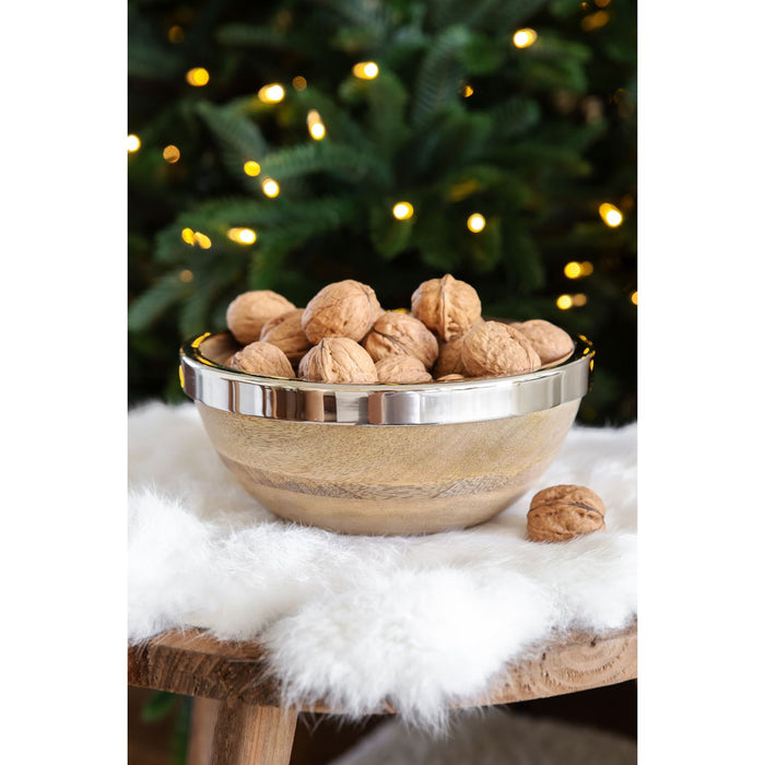 EDZARD Mangoholzschale Grace Ø 20 cm