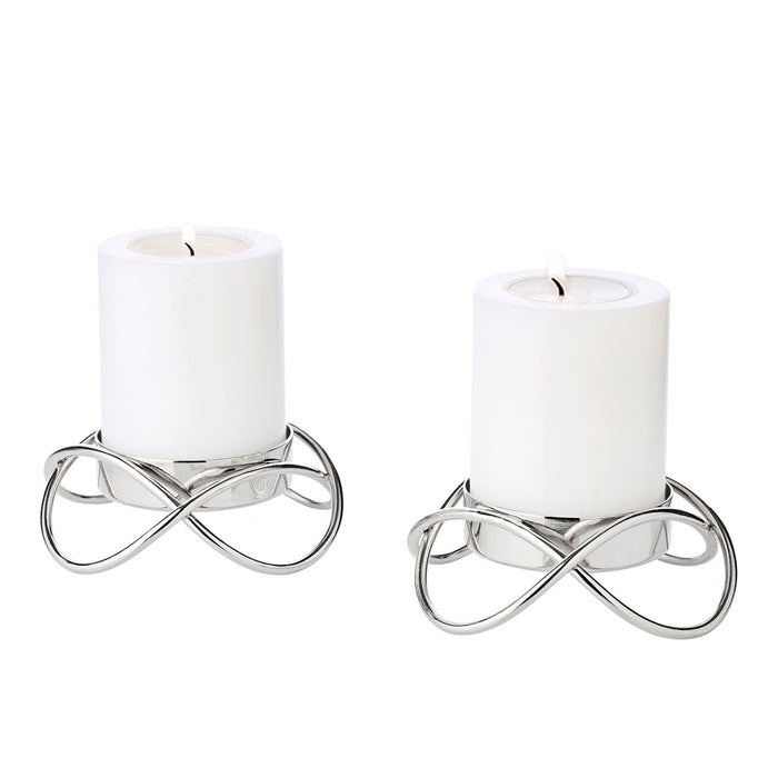 EDZARD 2er Set Kerzenleuchter Bastia S H 3 cm