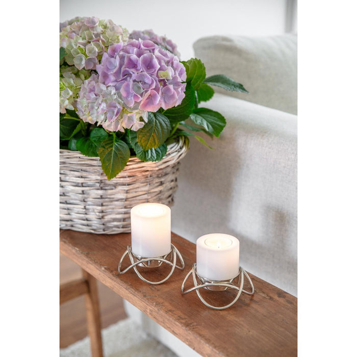 EDZARD 2er Set Kerzenleuchter Bastia S H 3 cm