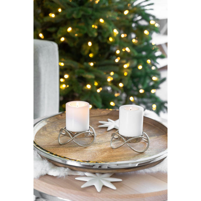 EDZARD 2er Set Kerzenleuchter Bastia S H 3 cm