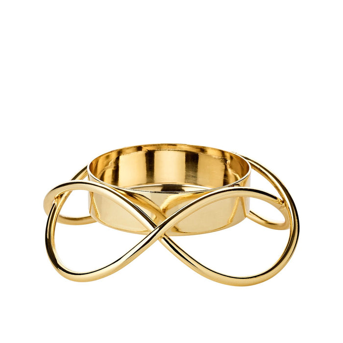 EDZARD 2er Set Kerzenhalter Bastia S gold H 3 cm