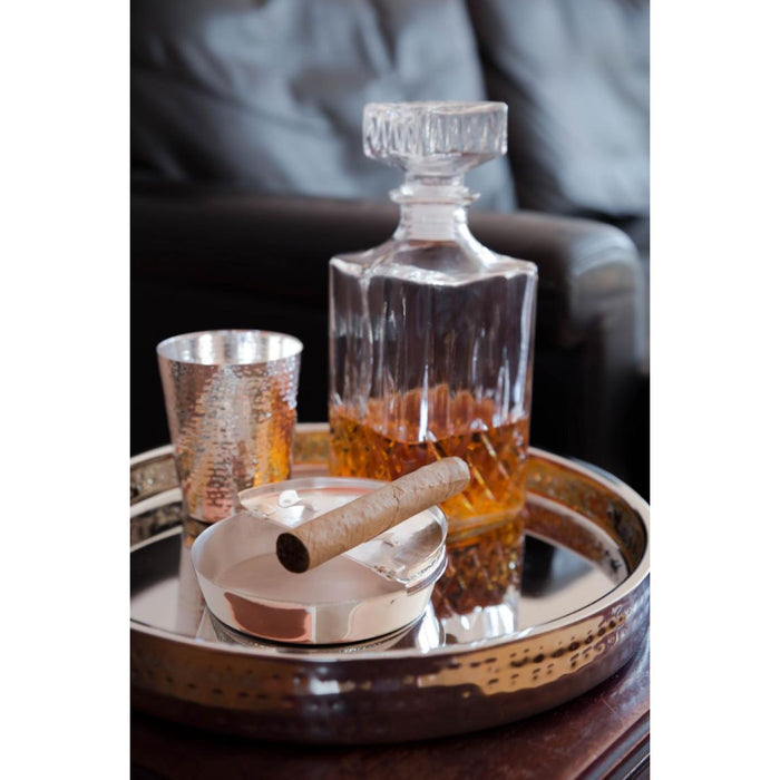 EDZARD Tablett Alaska gehämmert Ø 32 cm