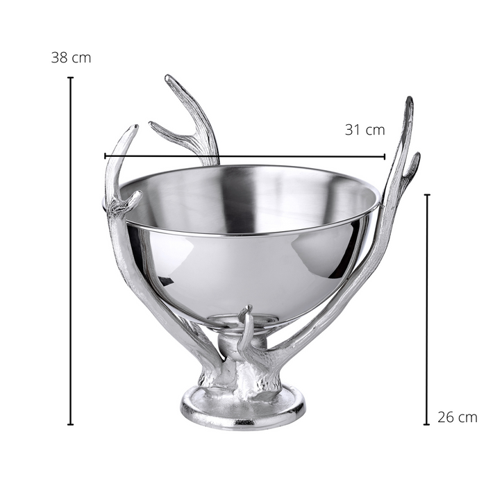 EDZARD Sektkühler Lita H 37 cm