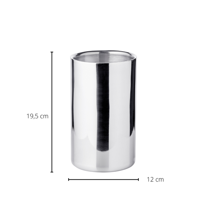 EDZARD Weinkühler Nebraska glatt H 20 cm