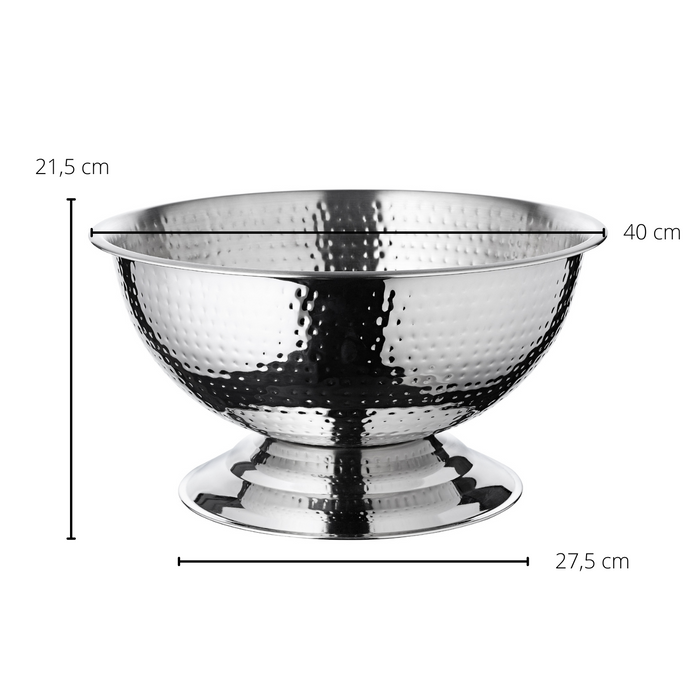 EDZARD Champagner Schale Cara gehämmert Ø 40 cm