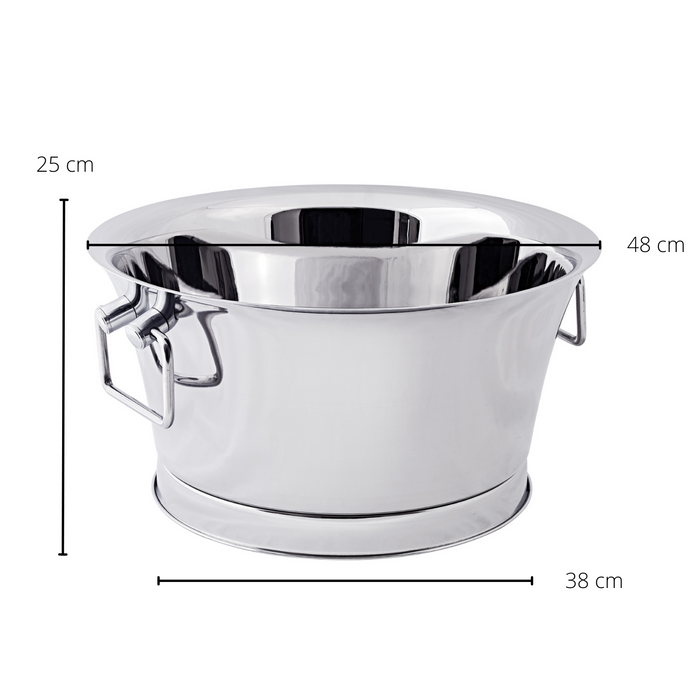 EDZARD Sektkühler Samu H 25 cm, Ø 48 cm