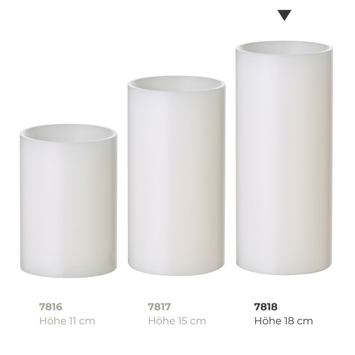 EDZARD Teelichthalter Cornelius Ø 8 cm H 18 cm tief