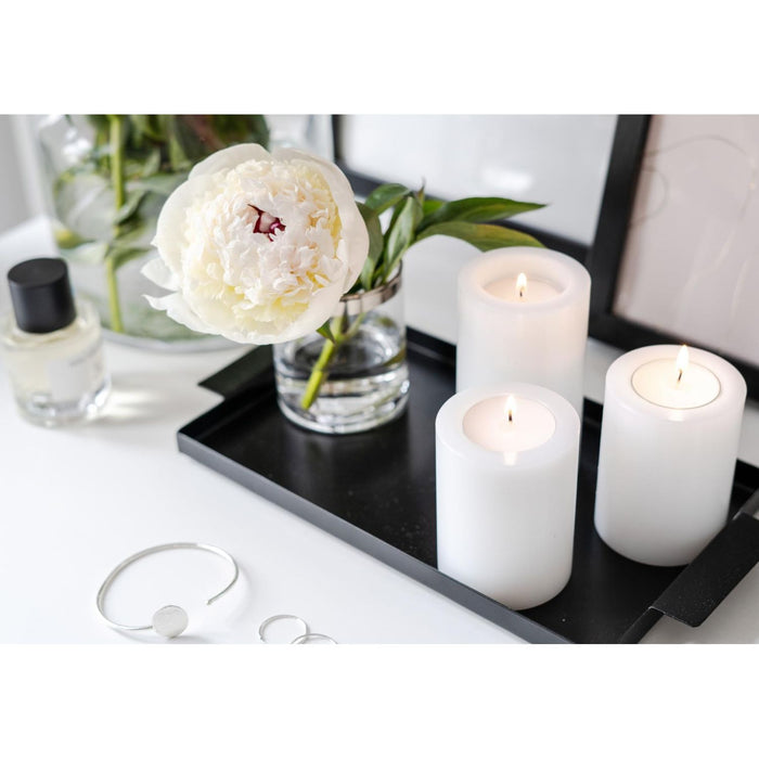 EDZARD Teelichthalter Cornelius Ø 6 cm 3erSet H6/8/11 cm