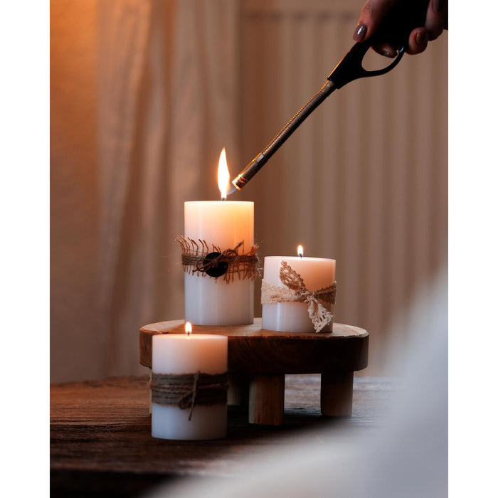 EDZARD Teelichthalter Cornelius Ø 6 cm 3erSet H6/8/11 cm