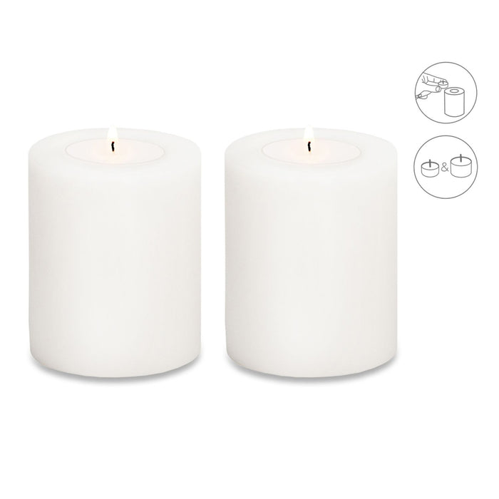 EDZARD Teelichthalter Cornelius Ø 8 cm 2er Set  / H 9 cm