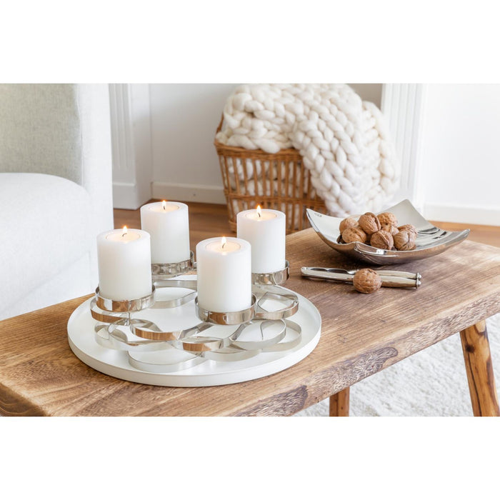 EDZARD Teelichthalter Cornelius Ø 6 cm H 8 cm 4er Set