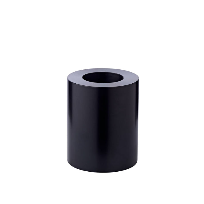 EDZARD Teelichthalter Cornelius black Ø 10 cm / H 12 cm