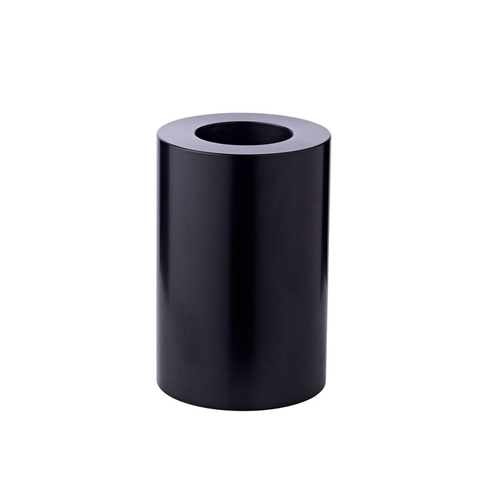 EDZARD Teelichthalter Cornelius black Ø 10 cm / H 15 cm