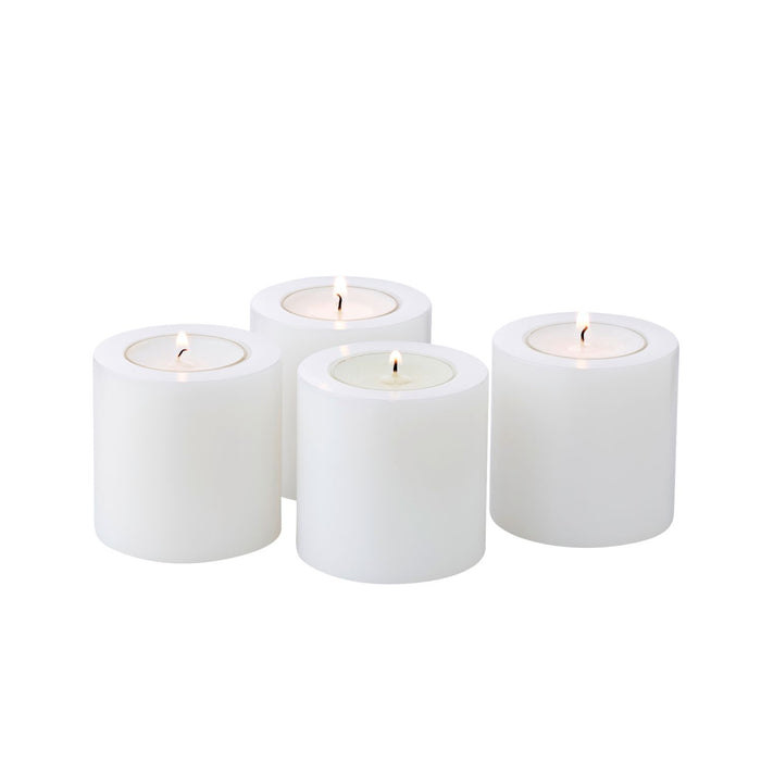 EDZARD Teelichthalter Cornelius Ø 6 cm H 6 cm 4er Set