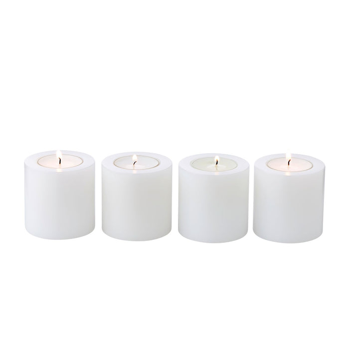 EDZARD Teelichthalter Cornelius Ø 6 cm H 6 cm 4er Set