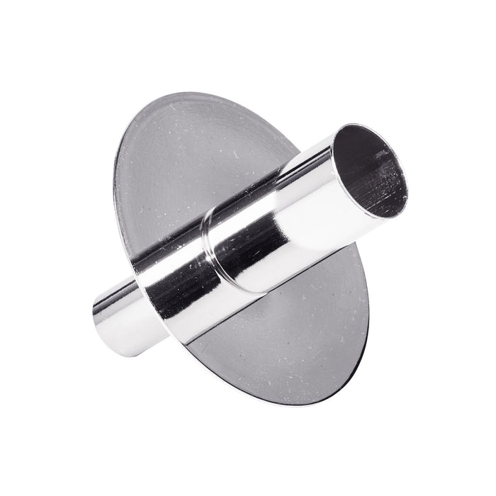 EDZARD Flaschenaufsatz Silber Weinkerze H 8 cm