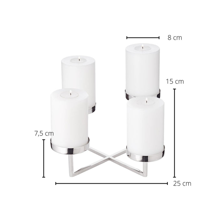 EDZARD Adventskranz Pamplona H 14 cm