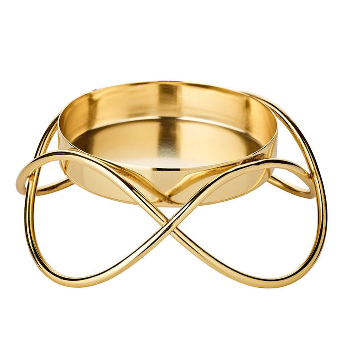 EDZARD 2er Set Kerzenhalter Bastia in gold H 4.5 cm