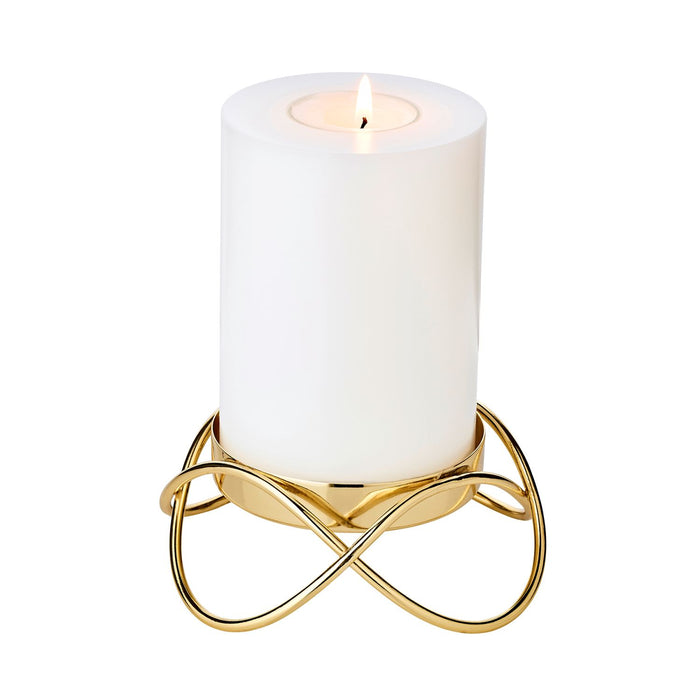 EDZARD 2er Set Kerzenhalter Bastia in gold H 4.5 cm