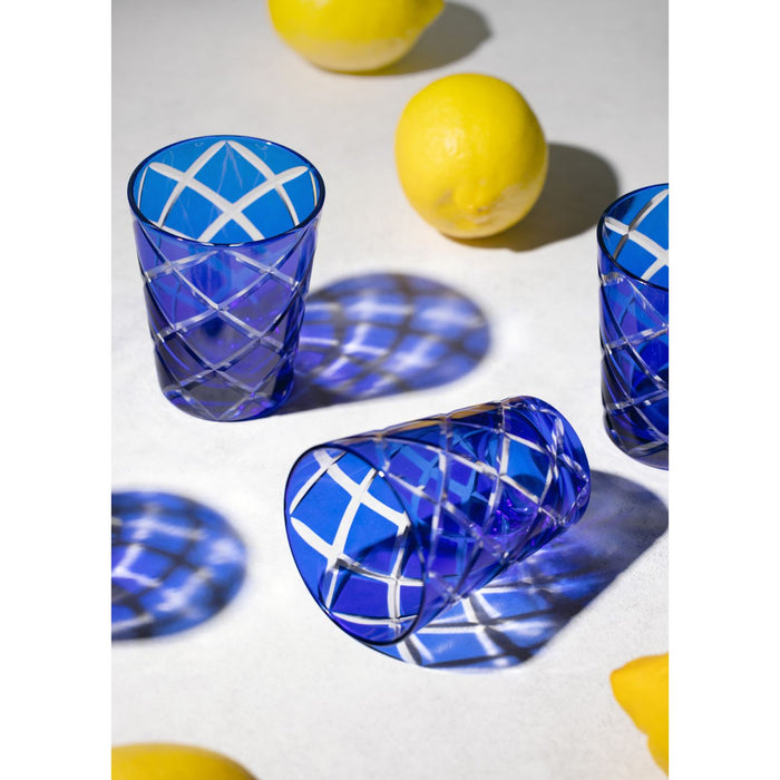 EDZARD Becher Dio blau 6er Satz H 10 cm