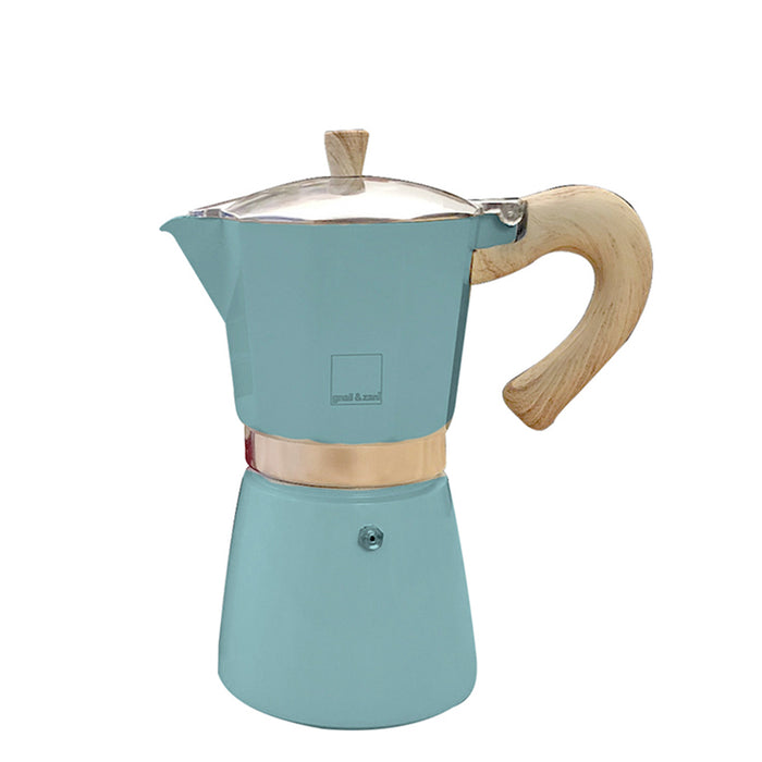 Gnali & Zani Venezia - Espressokocher, blau, 9