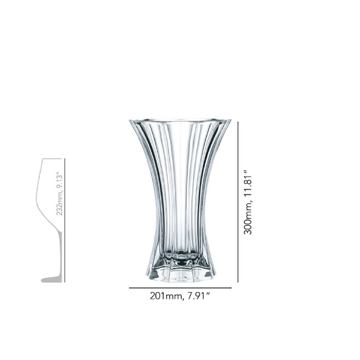 Nachtmann Saphir Vase - 30cm