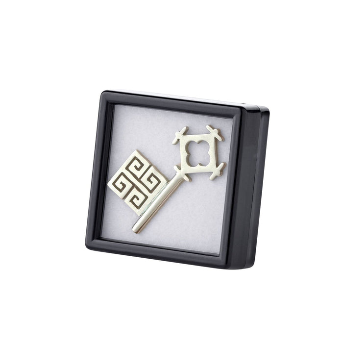 EDZARD Bremer Schlüssel, vernickelt 4,5 cm