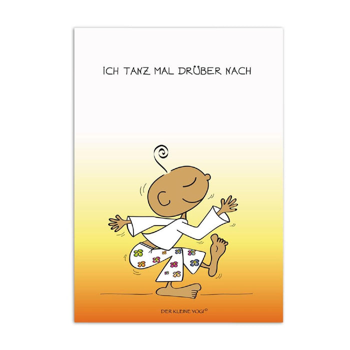 Goebel Postkarten Der kleine Yogi - "Ich tanz mal drüber nach" - Postkarte