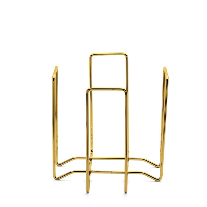 Serviettenständer 1/4 Falz vermessingt