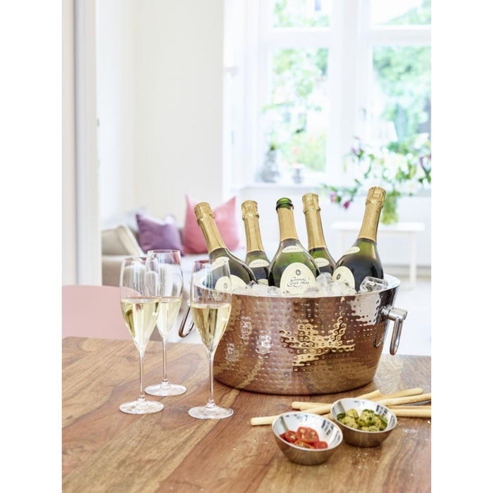 EDZARD Sektkühler Ontario gehämmert Ø 38 cm